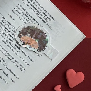 Sünis mágneses könyvjelző csillogós, Könyv & Zene, Könyvjelző, Fotó, grafika, rajz, illusztráció, Festészet, MESKA