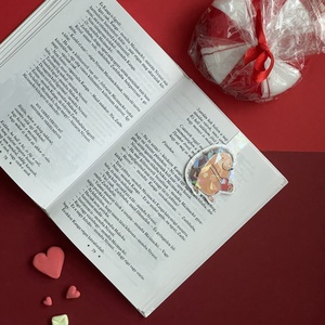 Szeretlek! Sünis mágneses könyvjelző csillogós - könyv & zene - könyvjelző - Meska.hu