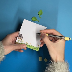 Legelő kecske illusztrált jegyzettömb - otthon & életmód - papír, írószer - jegyzetfüzet & napló - Meska.hu