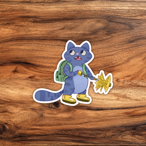 Vinyl Matrica - Tavaszi esernyős Mr. Chamberlin - Meska.hu