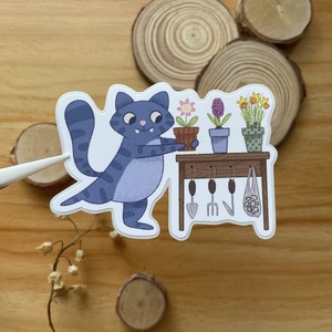 Vinyl Matrica - Mr. Chamberlin virágai - Meska.hu