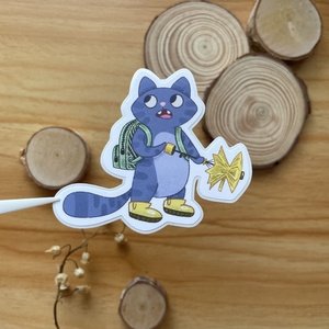 Vinyl Matrica - Tavaszi esernyős Mr. Chamberlin - Meska.hu