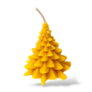 Méhviasz gyertya fenyőfa, Esküvő, Dekoráció, Gyertya & Gyertyatartó, Gyertya-, mécseskészítés, MESKA