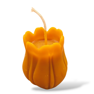 Méhviasz gyertya virág , Esküvő, Dekoráció, Gyertya & Gyertyatartó, Gyertya-, mécseskészítés, MESKA