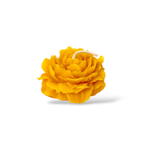 Méhviasz gyertya virág  - Meska.hu