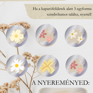 Kaparós: NAGYMAMA LESZEL - otthon & életmód - papír, írószer - ajándékozás kellékei - ajándék sorsjegy - Meska.hu
