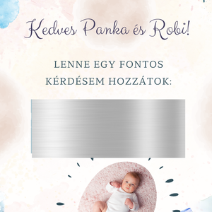Keresztszülő felkérő II. - otthon & életmód - papír, írószer - ajándékozás kellékei - képeslap, üdvözlőlap - Meska.hu