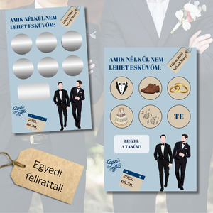 Kaparós tanúfelkérő: fiúknak, Esküvő, Meghívó & Kártya, Tanú felkérő, Fotó, grafika, rajz, illusztráció, MESKA
