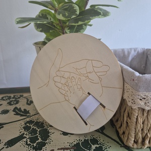 Újszülött baba karszalag emléktábla, Otthon & Életmód, Babaszoba, gyerekszoba, Babaszoba dekoráció, Fotó, grafika, rajz, illusztráció, MESKA