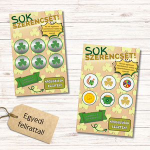 Kaparós sorsjegy egyedi szöveggel, Otthon & Életmód, Papír, írószer, Ajándékozás kellékei, Ajándék sorsjegy, Fotó, grafika, rajz, illusztráció, MESKA