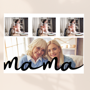 Nagymama/Mama fotókollázs - otthon & életmód - dekoráció - kép & falikép - mozaik kép - Meska.hu