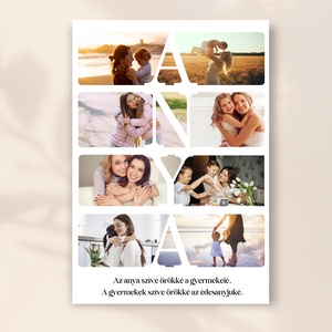 Anya fotókollázs, Otthon & Életmód, Dekoráció, Kép & Falikép, Mozaik kép, Fotó, grafika, rajz, illusztráció, MESKA