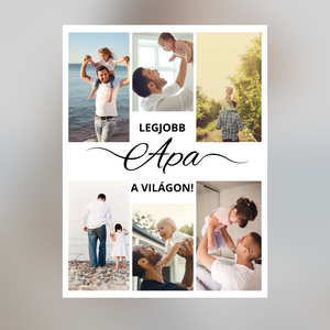 Apa fotókollázs, Otthon & Életmód, Dekoráció, Kép & Falikép, Mozaik kép, Fotó, grafika, rajz, illusztráció, MESKA