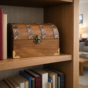 Feliratozható fa kalóz kincsesláda � egyedi ajándék gyerekeknek és felnőtteknek - Meska.hu