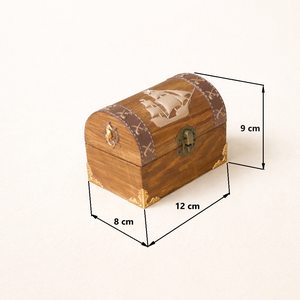 Feliratozható fa kalóz kincsesláda � egyedi ajándék gyerekeknek és felnőtteknek - otthon & életmód - dekoráció - asztal és polc dekoráció - díszdoboz - Meska.hu