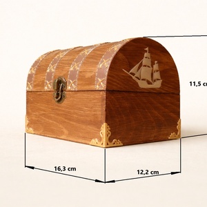 Feliratozható fa kalóz kincsesláda � egyedi ajándék gyerekeknek és felnőtteknek - otthon & életmód - dekoráció - asztal és polc dekoráció - díszdoboz - Meska.hu