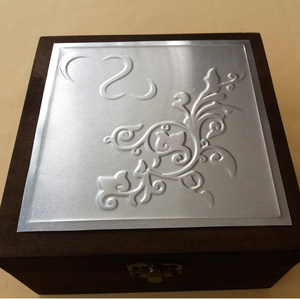 Valentin,-eljegyzés, vagy esküvő=monogramos díszdoboz - Meska.hu