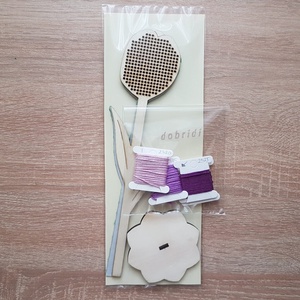 Keresztszemes hímzéssel készíthető tulipán készlet - diy (csináld magad) - egységcsomag - Meska.hu