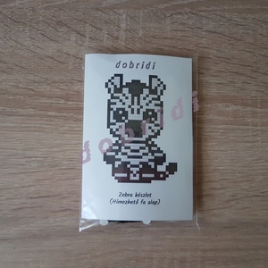 Keresztszemes hímzéssel készíthető zebra készlet - diy (csináld magad) - egységcsomag - Meska.hu
