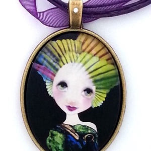 KOLIBRI nyaklánc medál - Meska.hu