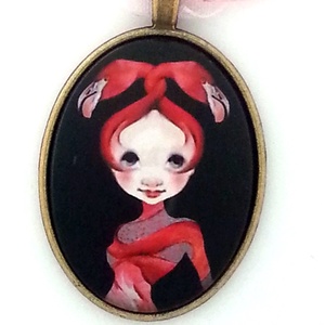 FLAMINGO nyaklánc medál - Meska.hu