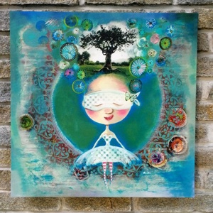 IMAGINATION 50cm x 50cm vászon nyomat - Meska.hu