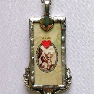 ANGEL  kézműves medál nyaklánccal -  - Meska.hu