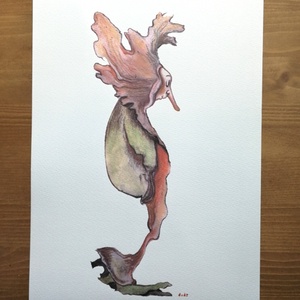 KERTI NÉPSÉG / RETEK ÚR  grafikai nyomat  A4 - Meska.hu