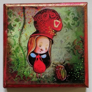 Piros a kedvencem Miniart - Meska.hu