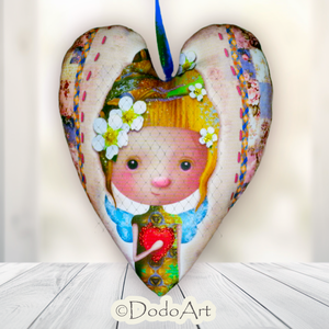 DIY ANGYALKÁS SZÍV / EMESE - Meska.hu