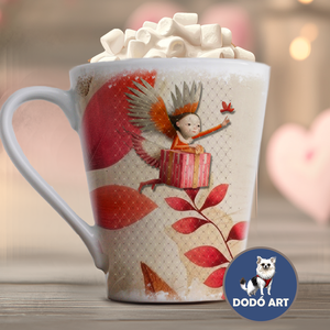 Tündéres Latte Bögre / Őszi Varázs - otthon & életmód - konyhafelszerelés, tálalás - tálalás - bögre & csésze - Meska.hu