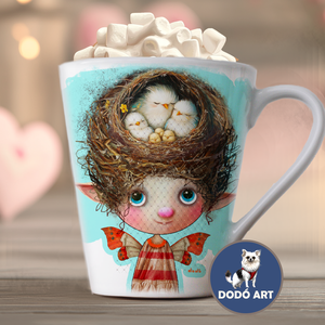 Tündéres Latte Bögre / Kiki, Otthon & Életmód, Konyhafelszerelés, tálalás, Tálalás, Bögre & Csésze, Mindenmás, MESKA