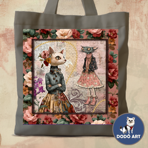 Dodó Art Vászontáska / CicaDivat, Táska & Tok, Bevásárlás & Shopper táska, Shopper, textiltáska, szatyor, Mindenmás, MESKA