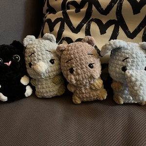 Mini Safari horgolt állatok - játék & sport - plüssállat & játékfigura - más figura - Meska.hu
