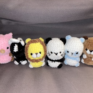 Mini horgolt állatok - Meska.hu