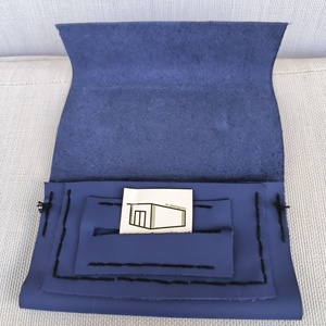 DOHIGARÁZS Dohánytartó / Dohánytárca - Bőr - Kézzel készített - Bordó, Táska & Tok, Pénztárca & Más tok, Dohánytasak & Szütyő, Varrás, MESKA