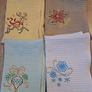 Karácsonyi konyharuhák - otthon & életmód - konyhafelszerelés, tálalás - konyhai textil - konyharuha & törlőkendő - Meska.hu