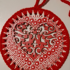 Szeretet mandala - otthon & életmód - dekoráció - kép & falikép - fából készült kép - Meska.hu