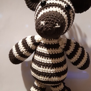 Horgolt Zebra - Meska.hu