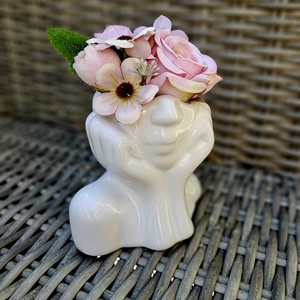 Kerámia női alak  - otthon & életmód - dekoráció - asztal és polc dekoráció - asztaldísz - Meska.hu