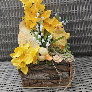 Baromfi banzáj asztaldísz  - Meska.hu