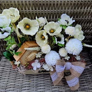 Vintage anyák napi asztaldísz � - otthon & életmód - dekoráció - asztal és polc dekoráció - asztaldísz - Meska.hu