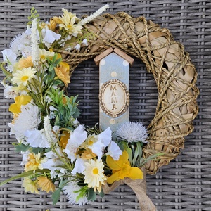 Vintage anyák napi kopogtató egy Nagymamának �� - otthon & életmód - dekoráció - ajtó- és ablak dekoráció - ajtódísz & kopogtató - Meska.hu