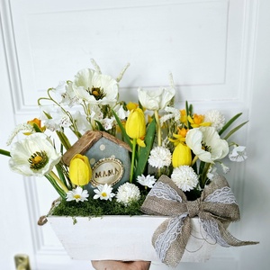 Vintage anyák napi asztaldísz egy kedves Nagymamának ???, Otthon & Életmód, Dekoráció, Asztal és polc dekoráció, Asztaldísz, , MESKA