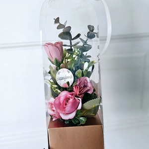 Rosegold anyák napi virágbox  - otthon & életmód - virágdekoráció - virágok - virágbox - Meska.hu