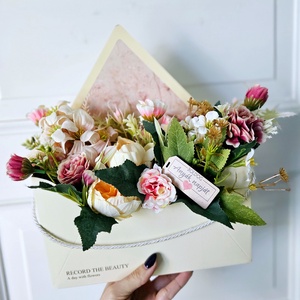 Anyák napi borítéktáska virágbox �� - Meska.hu