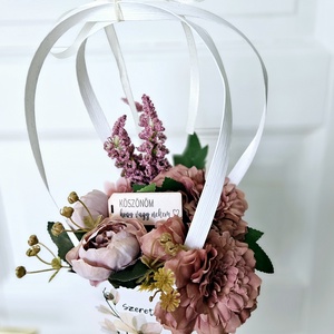 Anyák napi kistáska virágbox � - otthon & életmód - virágdekoráció - virágok - virágbox - Meska.hu