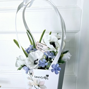 Anyák napi kistáska virágbox � - Meska.hu