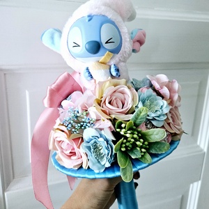 Baba Stitch ballagási csokor ??, Otthon & Életmód, Virágdekoráció, Virágok, Virágcsokor, , MESKA