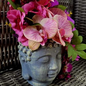 Bali Bliss Buddha orchideás asztaldísz �� - esküvő - dekoráció - esküvői asztaldísz - Meska.hu